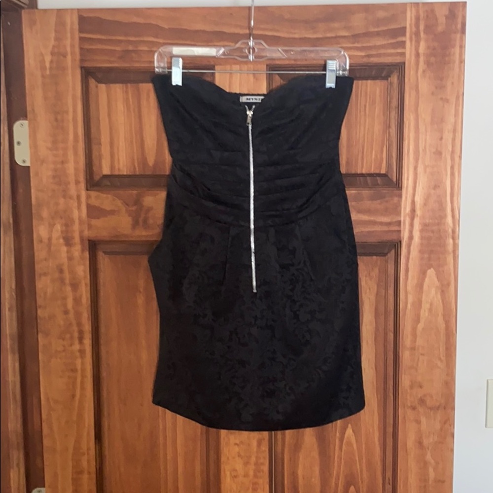 Black Strapless Dress